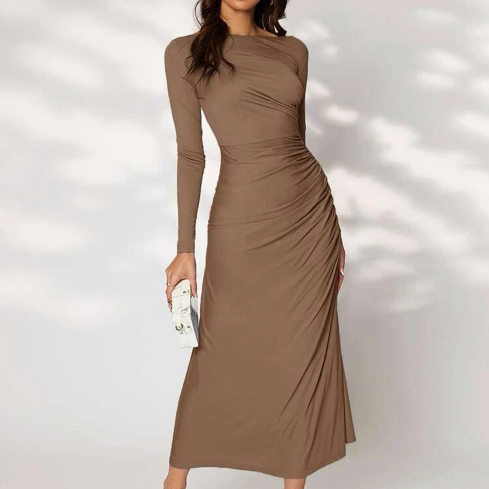 Ruched Side Dress